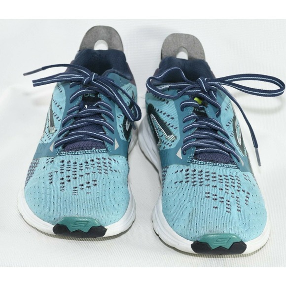 Skechers Women's Go Run Ride 6- Teal Blue Running Shoes- 14117 (Size US 7.5) - Picture 4 of 8